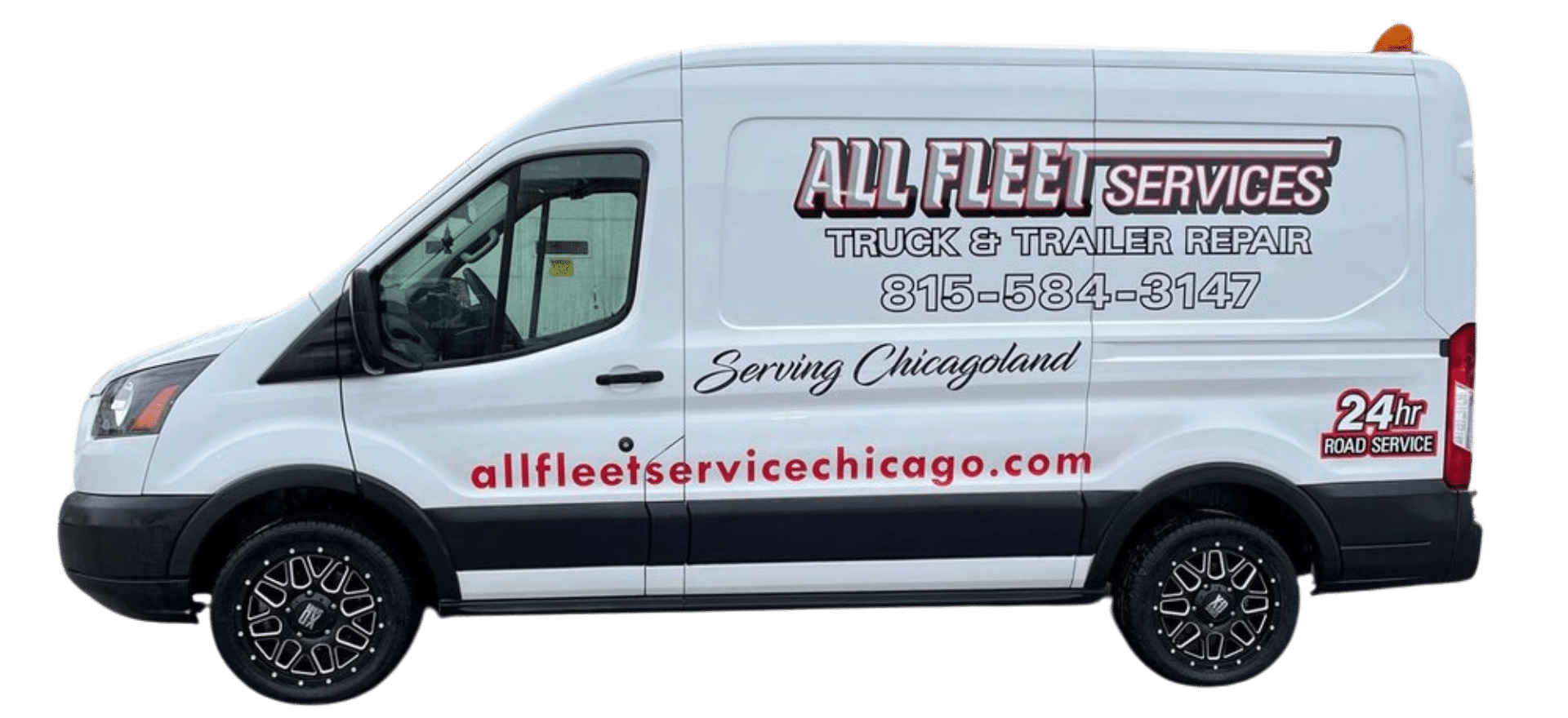 All Fleet Services - Truck & Trailer - Transparent Background